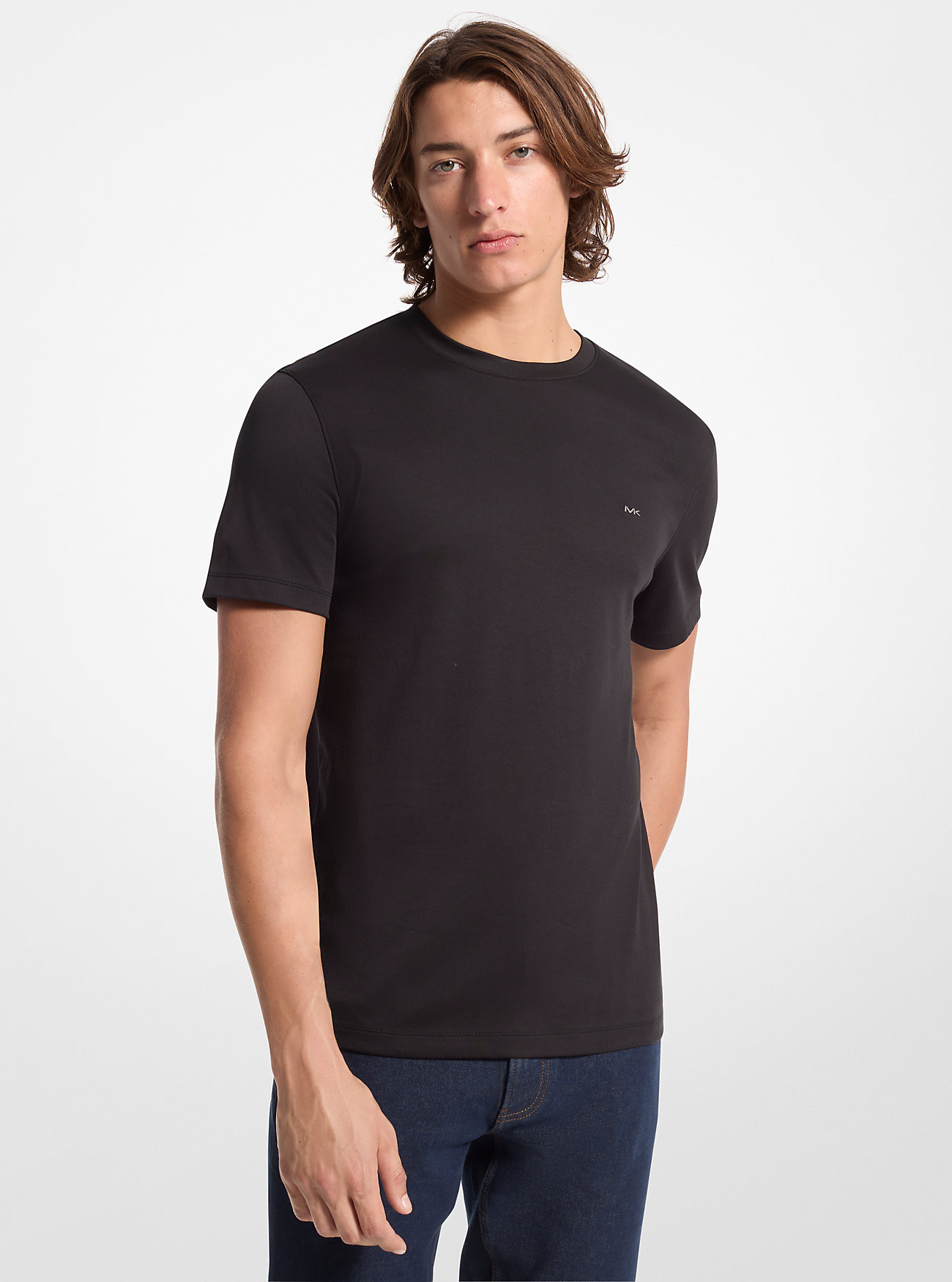 Cotton Crewneck T-Shirt | Michael Kors US