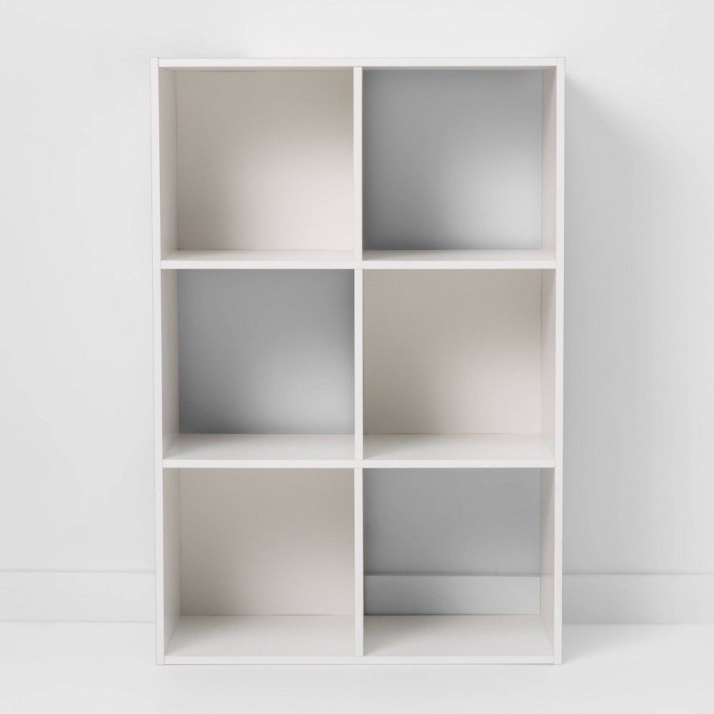 11"" 6 Cube Organizer Shelf White - Room Essentials | Target