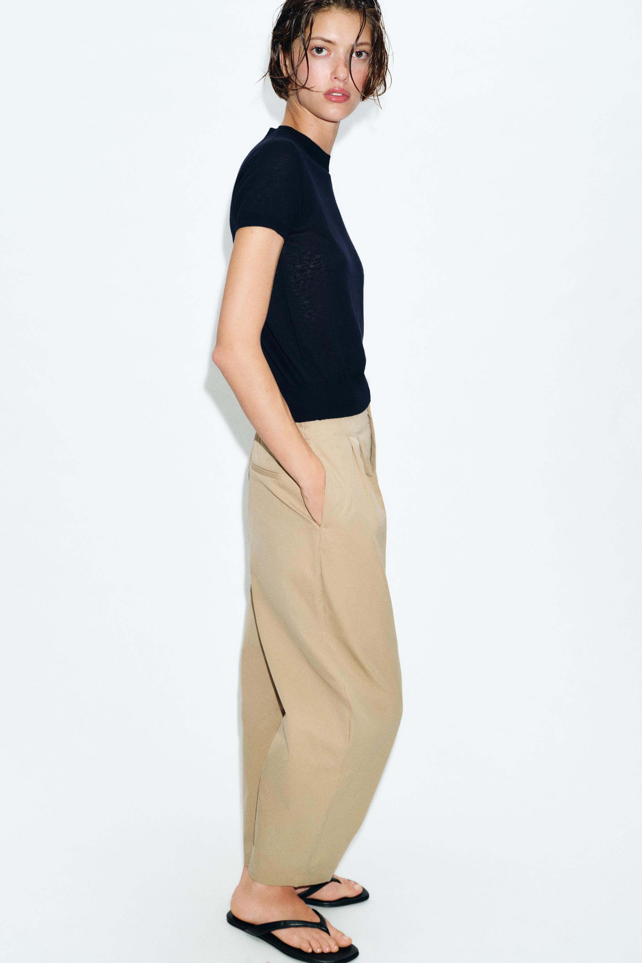 BALLOON PAPERBAG PANTS | Zara US