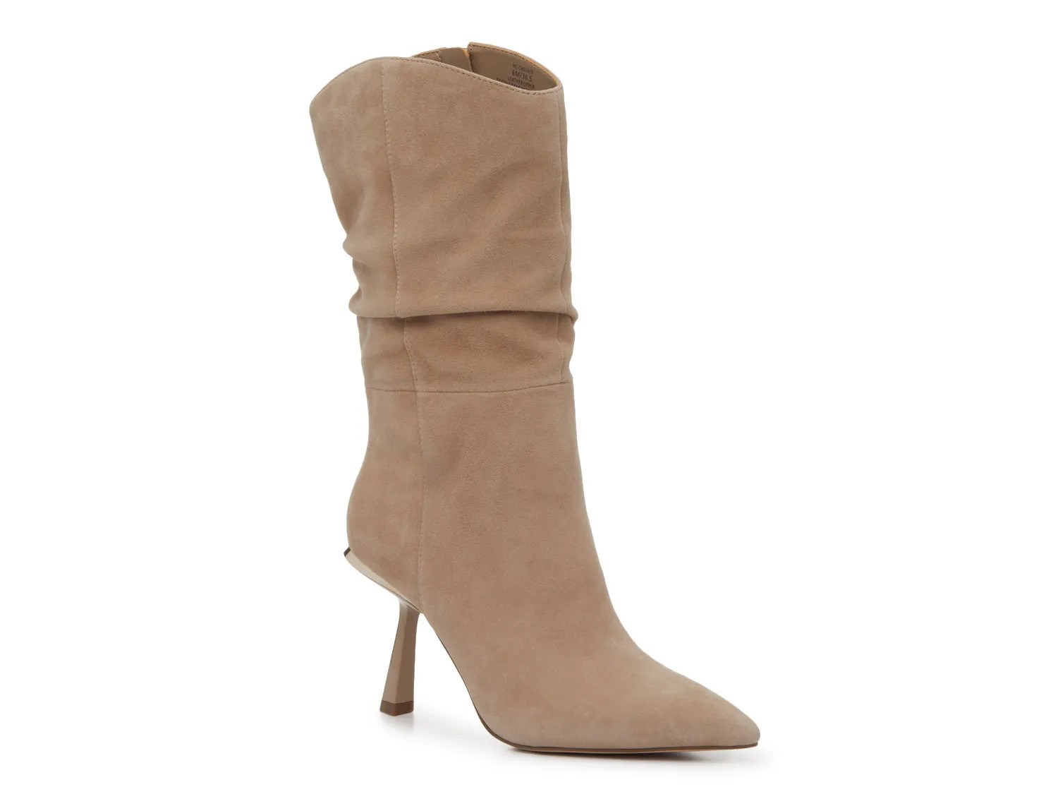 Vince Camuto Senimi Boot | Women's | Tortilla Beige Suede | Size 9.5 | Boots | Slouch | DSW