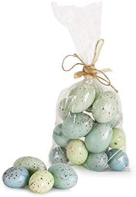 Melrose Eggs Green and Blue Speckle 2 inch Foam Easter Vase Fillers Bag Set of 16 | Amazon (US)