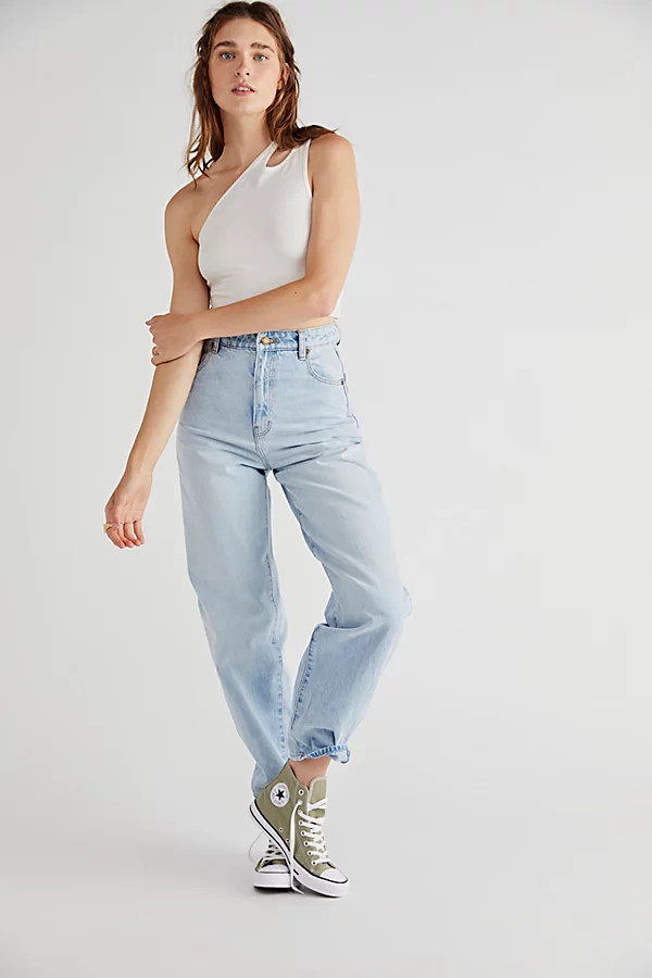 Rolla's Genie Jeans by Rolla's at Free People, Stella Blues, 25 | Free People (Global - UK&FR Excluded)