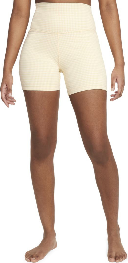 Yoga Dri-FIT Gingham Shorts | Nordstrom