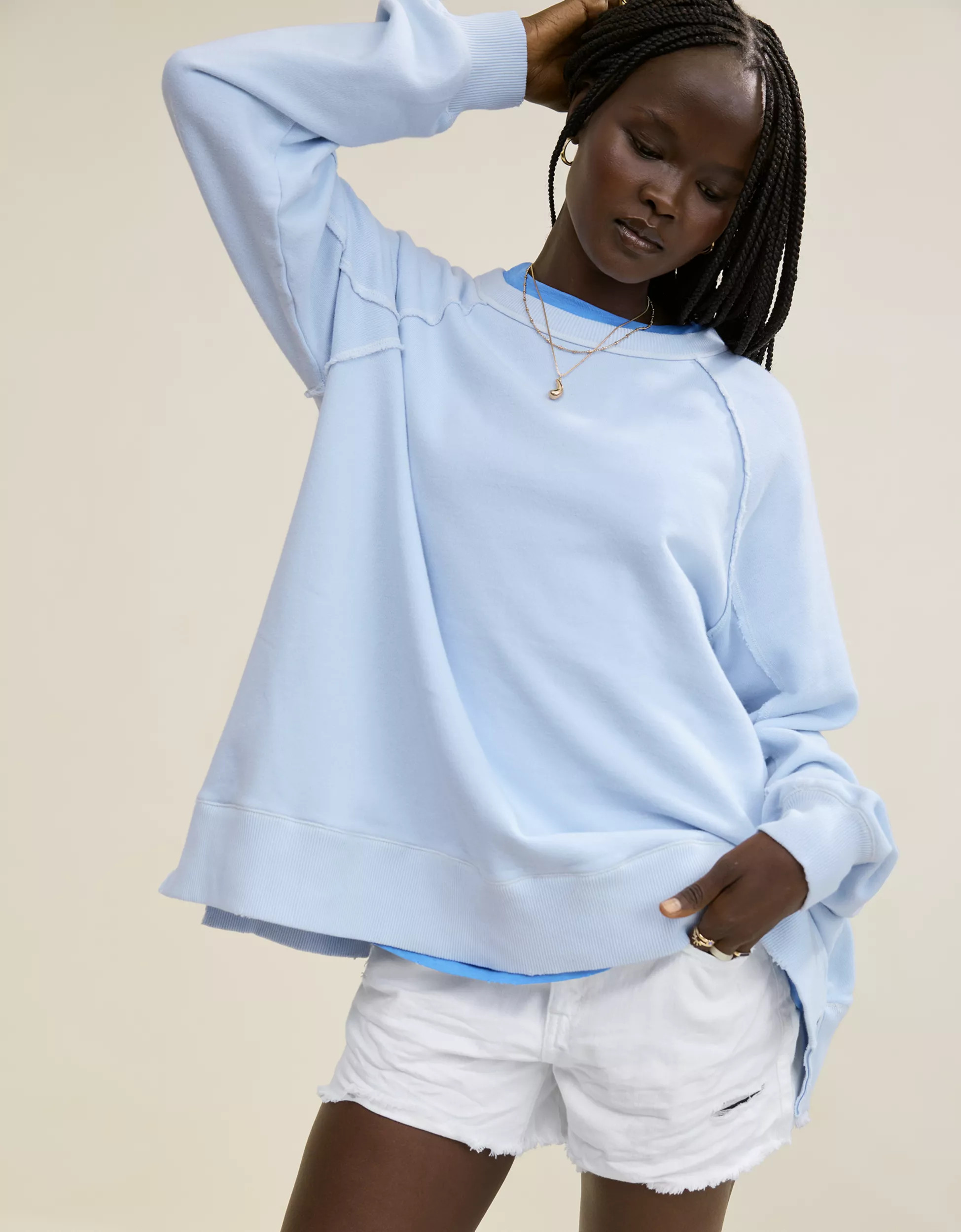 Aerie East West Crew Sweatshirt | Aerie