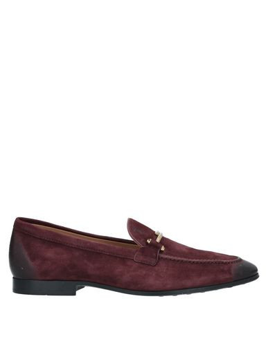 Tod's Man Loafers Burgundy Size 7.5 Leather | YOOX (US)