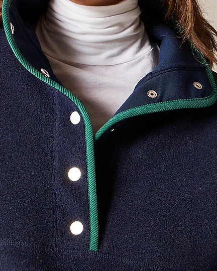 Warm-up fleece pullover | J. Crew US