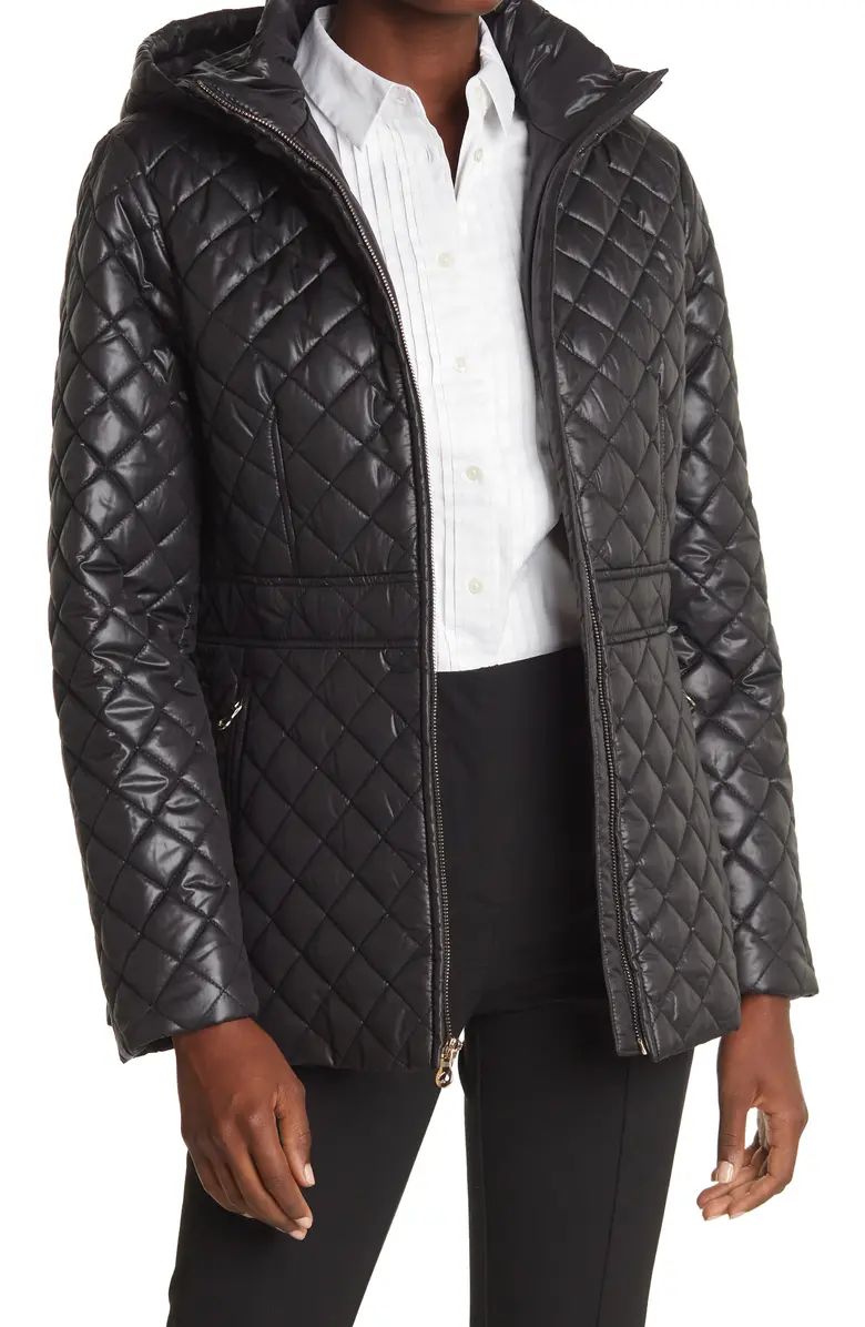 KATE SPADE NEW YORK hooded quilted jacket | Nordstromrack | Nordstrom Rack