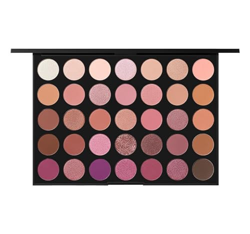 Morphe 35XO Makeup Palette - Natural Flirt Artistry Palette with 35 Matte & Shimmer Pigments - Made to Build, Blend & Layer Flawlessly for Everyday, Versatile Makeup Looks (1.98 oz) | Amazon (US)