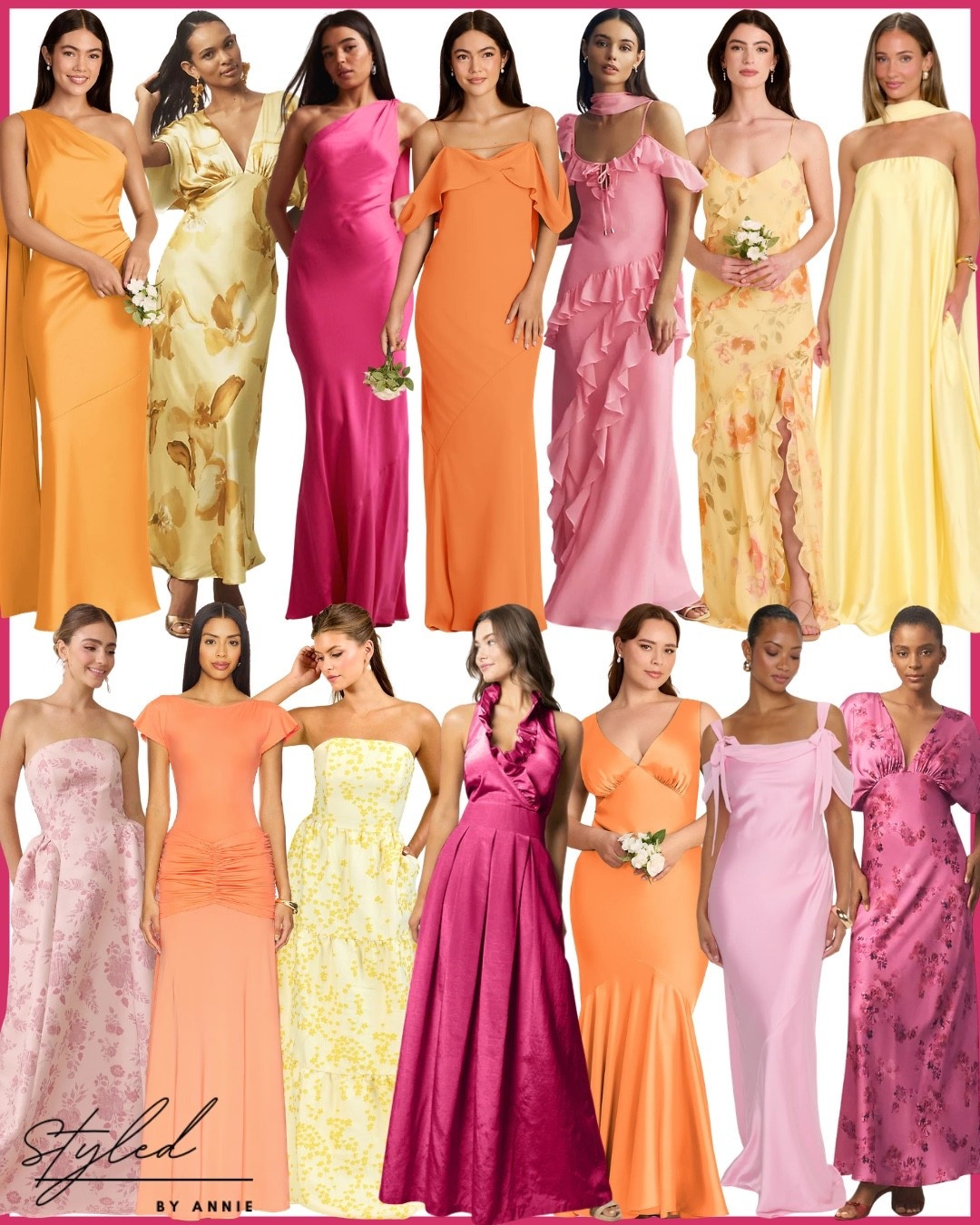 The Bridesmaids Edit 💐

Shop these gorgeous gowns for a spring/summer wedding!

#bridesmaid #bridesmaidedit #bridesmaiddress #mixandmatch #summerwedding #springwedding #colorpalate #wedding  

#LTKSeasonal #LTKootd #LTKWedding