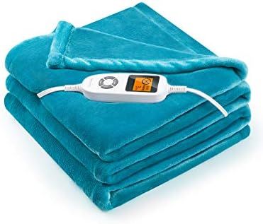 Electric Heated Blankets, Homech 72" x 84" Full Size Electric Throws with Double-Layer Flannel, F... | Amazon (US)