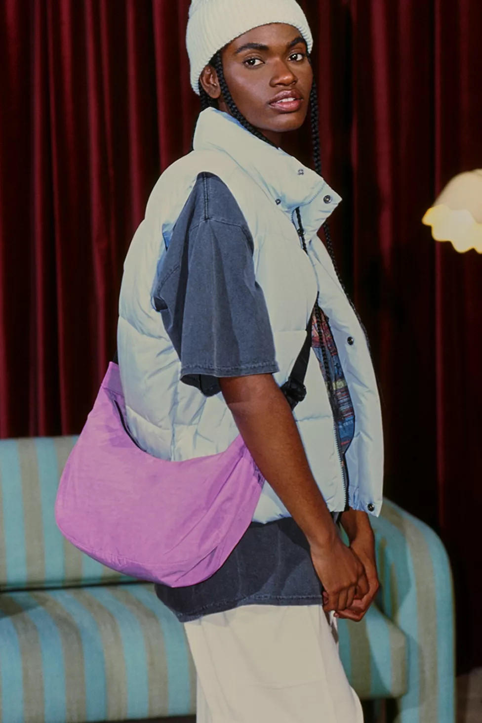 BAGGU Medium Nylon Crescent Bag | Urban Outfitters (US and RoW)