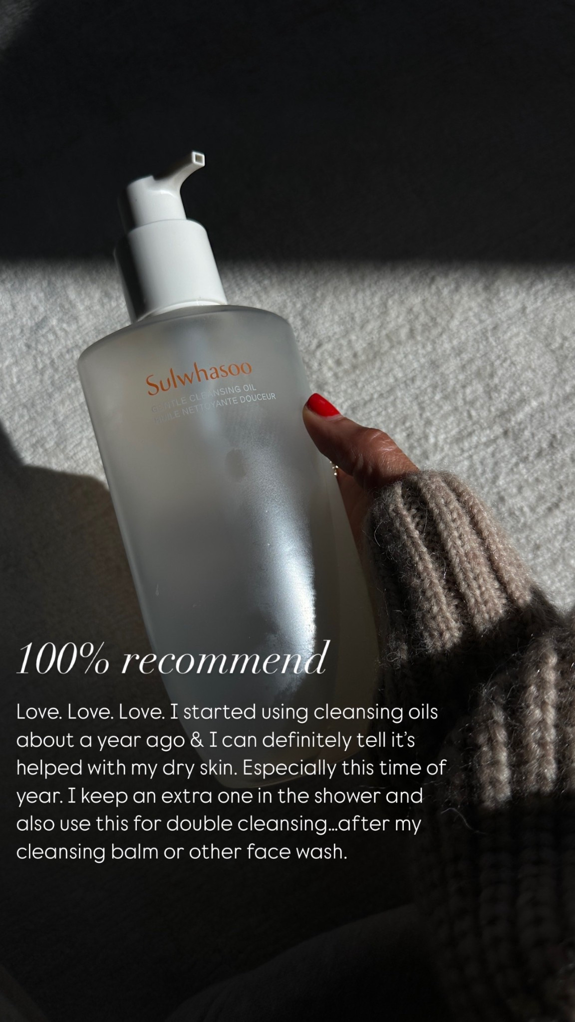 I started using cleansing oils about a year ago & I can definitely tell it's helped with my dry skin. Especially this time of year🙌🏼
StylinByAylin, Aylin, beauty favorites, beauty must have, skincare 

#LTKSeasonal #LTKOver40 #LTKBeauty