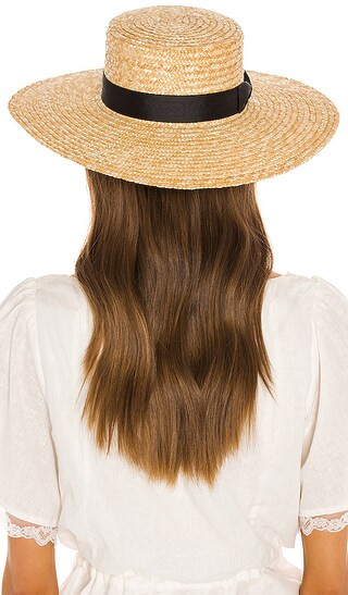 Lack of Color The Spencer Wide Brimmed Boater in Natural Woven Straw from Revolve.com | Revolve Clothing (Global)