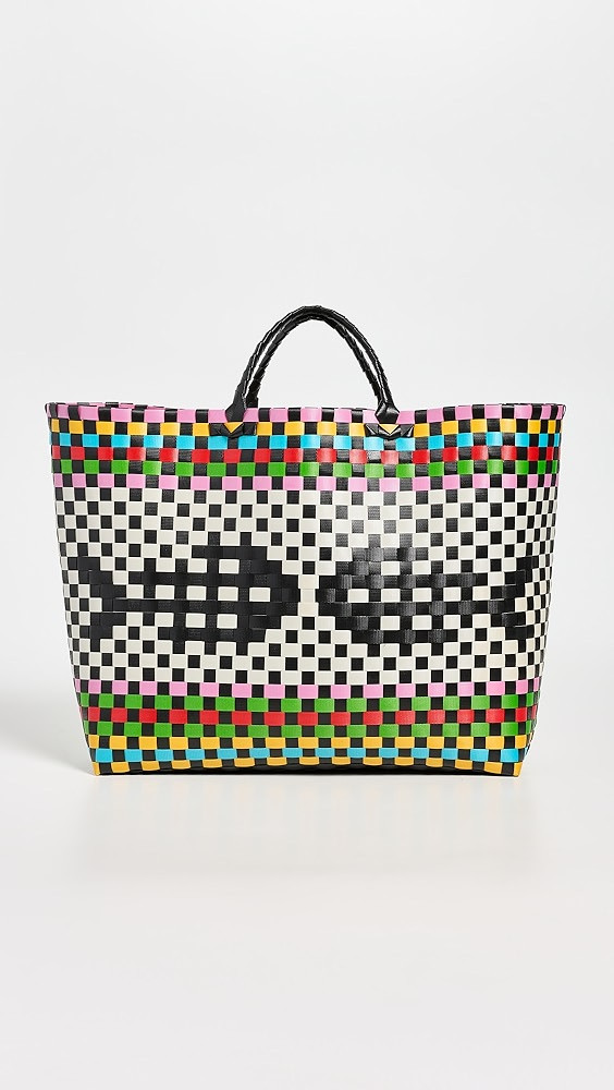 Contrast Fish Woven Bag | Shopbop