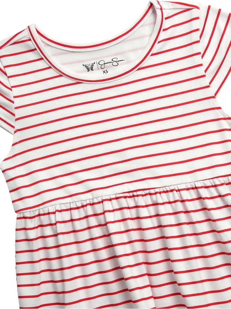 Jessica Simpson Girls' Two Pack Knit All-over Print Dress Set, Sizes 4-16 | Walmart (US)