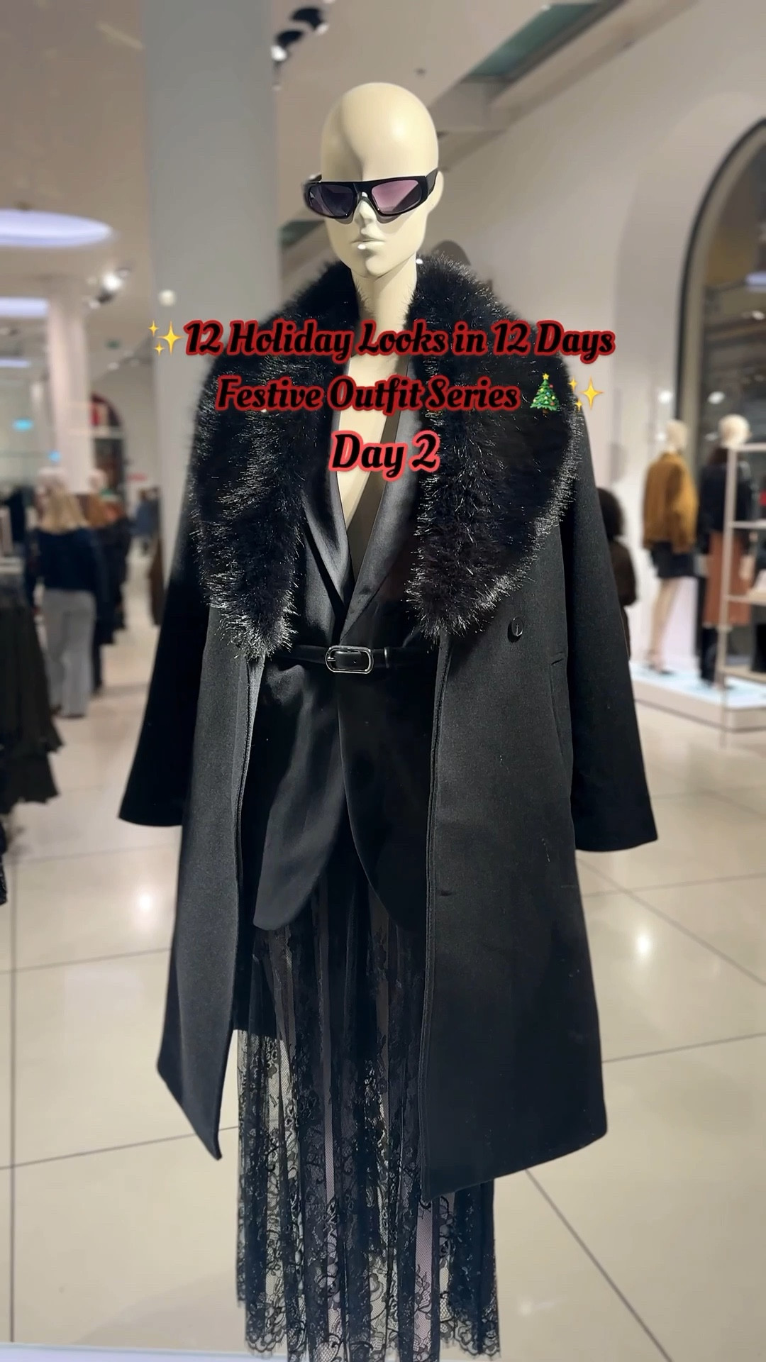 12 days, 12 holiday outfits ✨ from office dinners to Christmas Eve✨ Day 2 ✨ black on black never fails 

#LTKpartywear #LTKwinter #LTKfestive