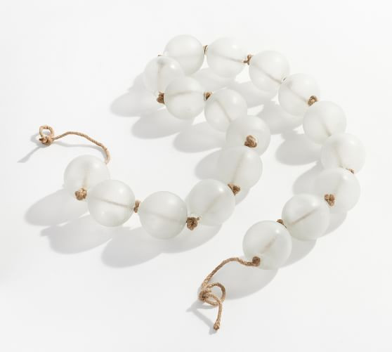 Handcrafted Oversized Sea Glass Garland | Pottery Barn (US)