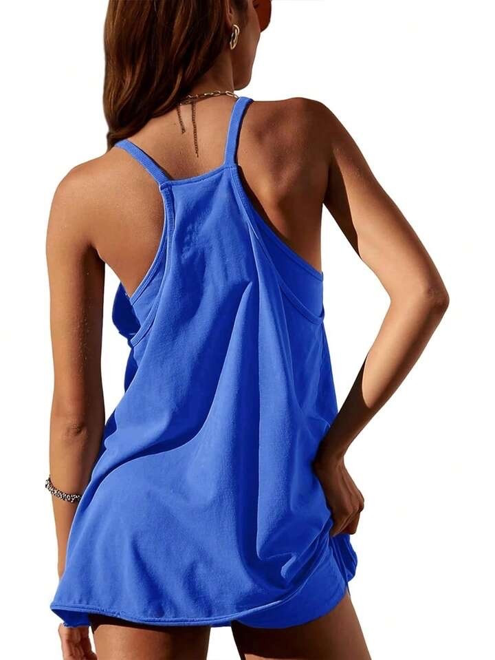 LocalWomen's Sport Mini Dresses Inner Shorts Sets Summer Sleeveless Sundresses Hot Mini Dresses

#LTKstorytime #LTKActive #LTKdayinmylife
