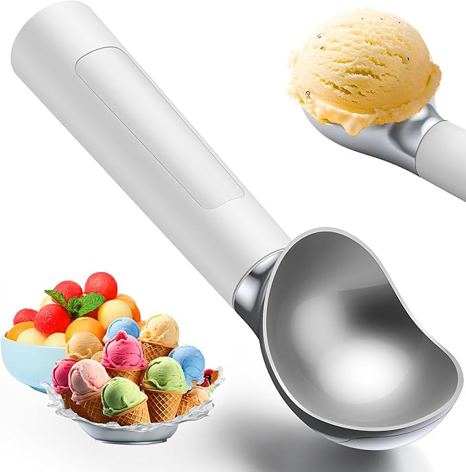 Heated Ice Cream Scoop - Rechargeable Electric Scooper for Hard Frozen Ice Cream, 158°F Fast Hea... | Amazon (US)
