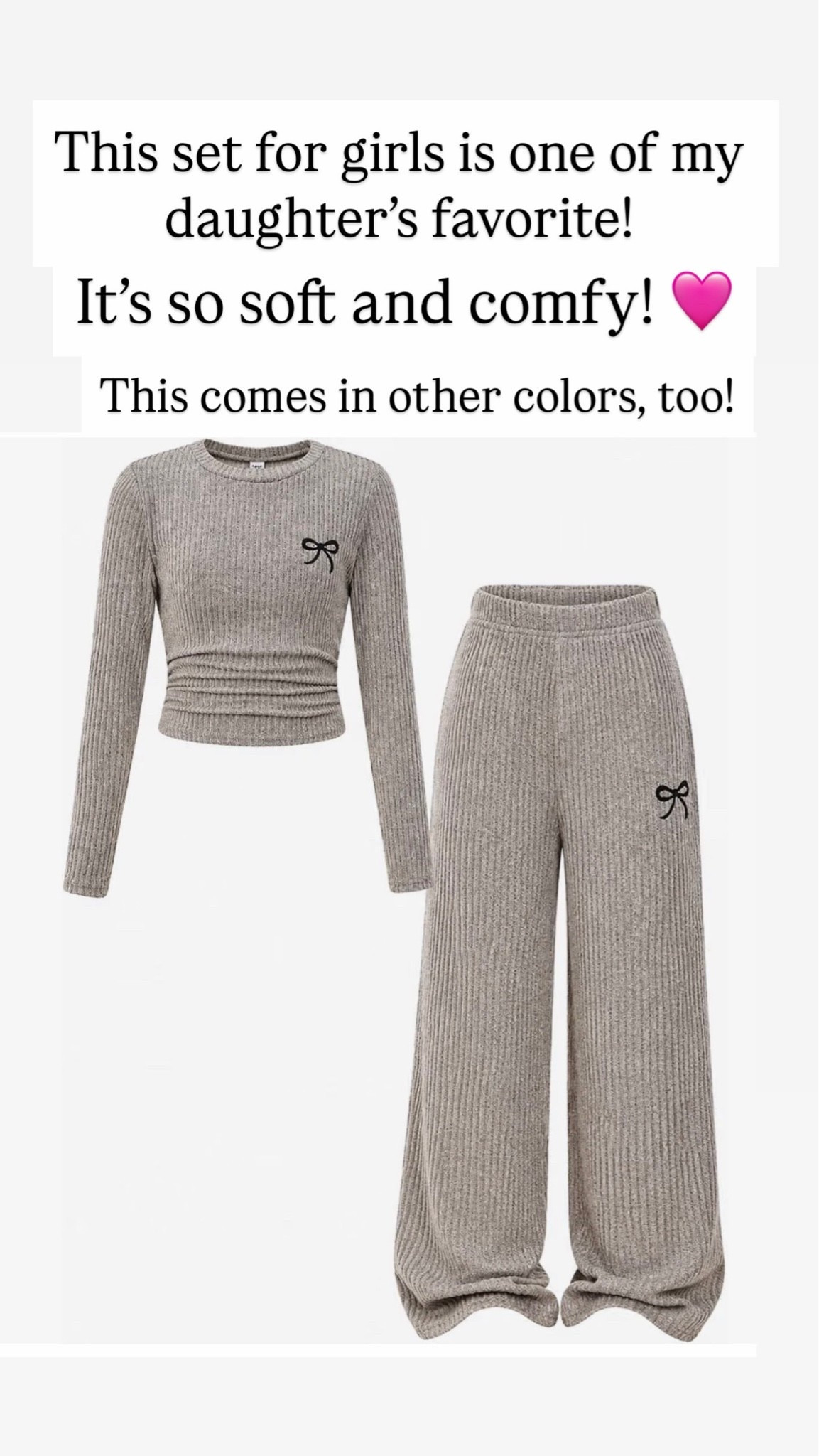 These sets for girls are just soft and comfy!!!!

#LTKKids