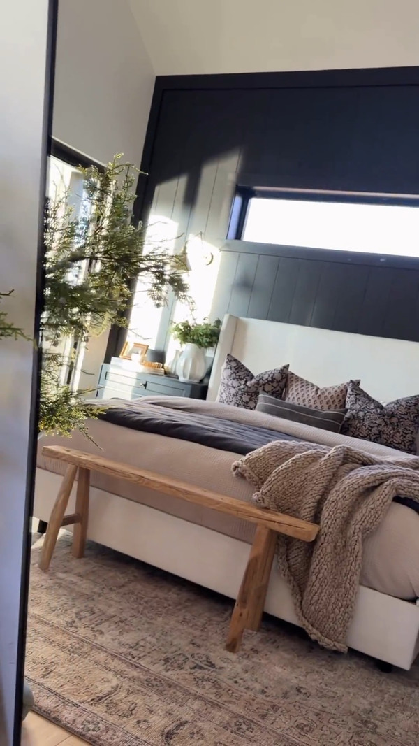 Layered winter bedding is the easiest way to make your bedroom feel warm and inviting.