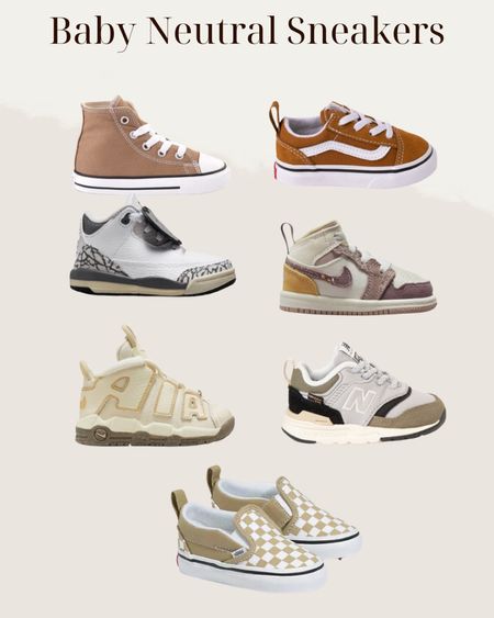 Neutral Baby Sneakers, baby sneakers, kid shoes, shoe goals, baby

#LTKkids #LTKbaby #LTKunder100
