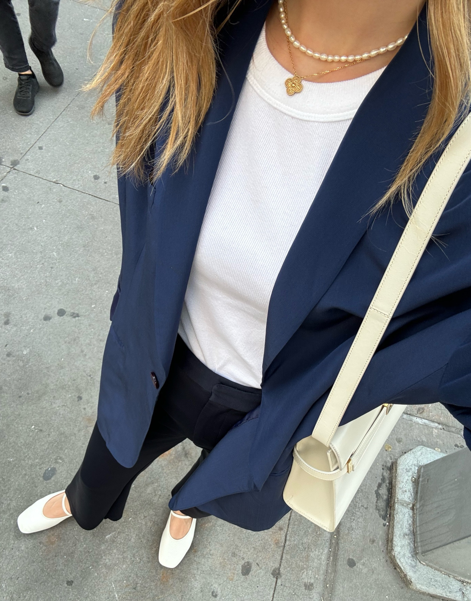 Relying on the Mary Janes + choker to soften the look

#LTKStyleTip #LTKWorkwear