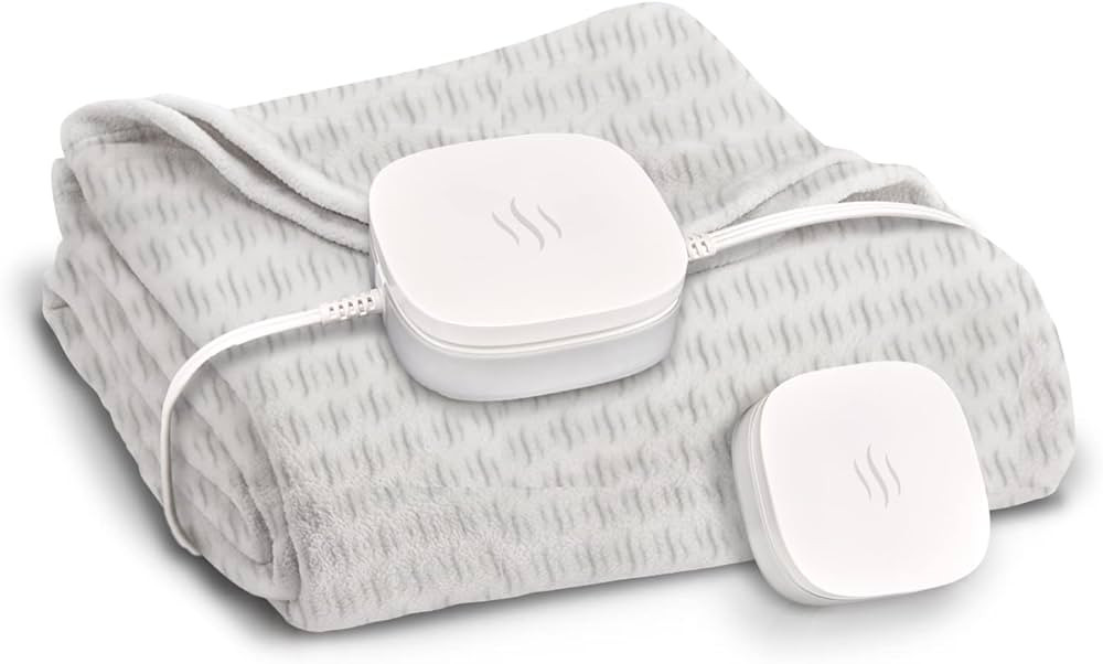 Hidden Heat Electric Foot of The Bed Warmer by SpotWarm; Wireless RF Remote, Microplush Flannel M... | Amazon (US)