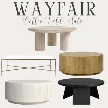 Coffee table roundup sale! 🚨

Wayfair Wayday 
Restoration hardware 
Luxe for less
Pottery barn
Crate and barrel 
Neutral modern glam home decor furniture 
Home 

#LTKHome #LTKSaleAlert