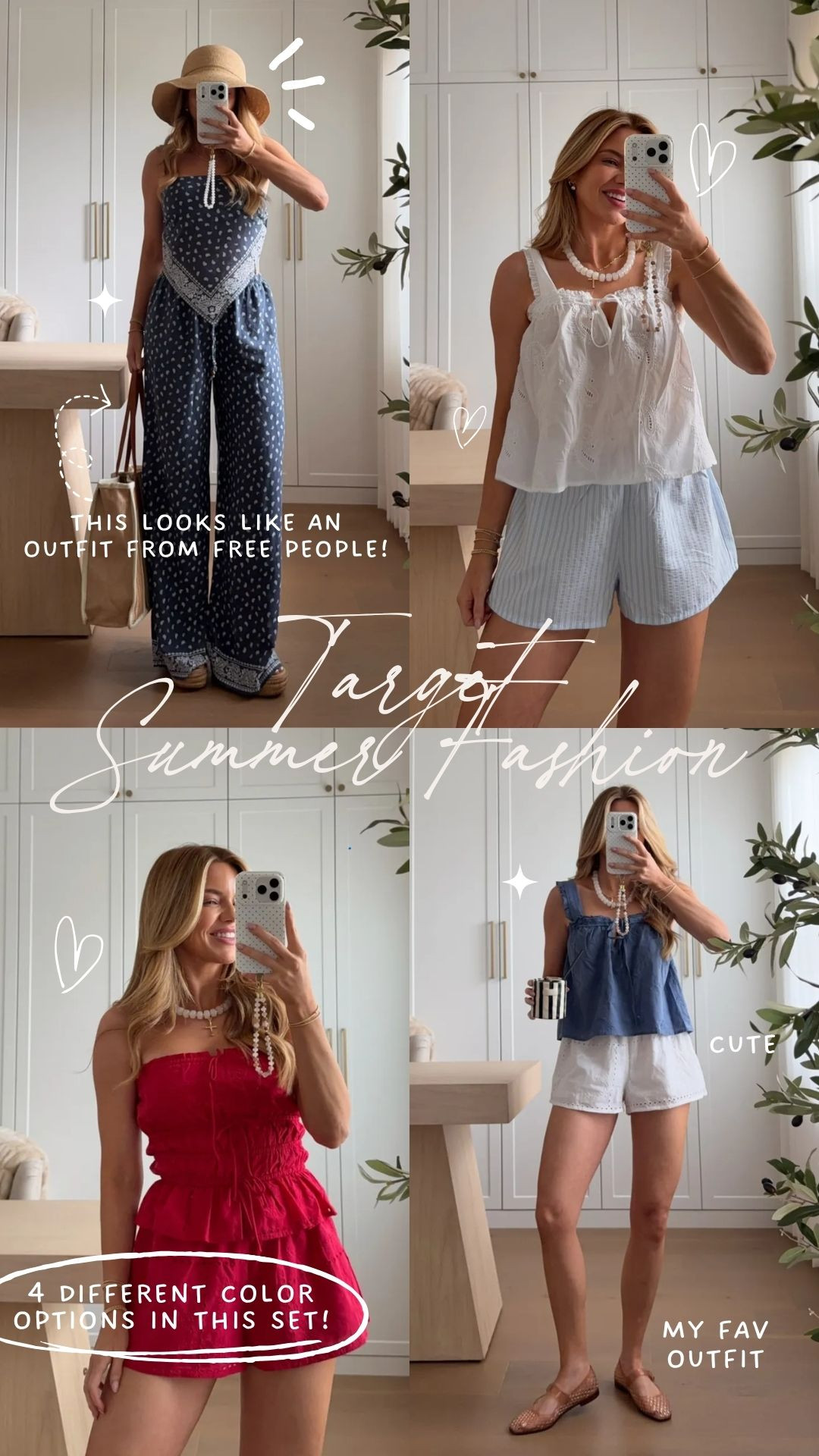 summer fashion from target ❤️

new arrivals, finds under 50, watchnow, casual outfit, country concert outfit, michele jaliene

#LTKootd #LTKSeasonal #LTKPetite