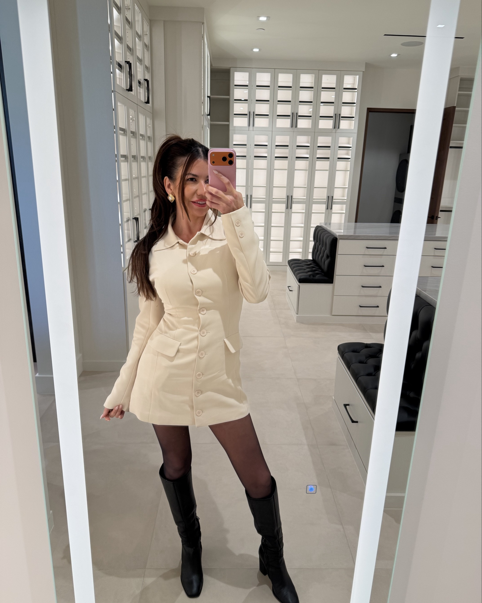 wearing small stretchy material . i'm 5'8 

#LTKWorkwear #LTKgrwm #LTKHoliday