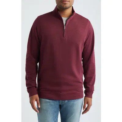 Comfort Interlock Organic Cotton Blend Quarter Zip Pullover | Nordstrom