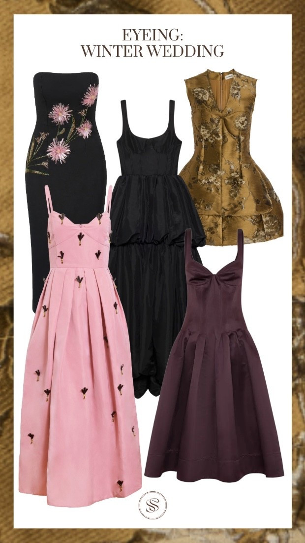 Winter wedding guest dresses