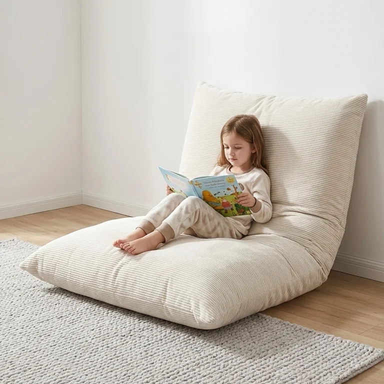 CATGOOD 3-in-1 Bean Bag Chair for Kids Adults, Convertible kids chair with Skin Friendly Fabric f... | Walmart (US)