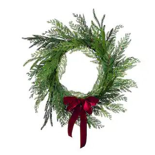 24" Christmas Cottage Wreath | Michaels | Michaels Stores