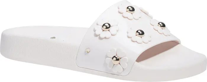 spring flower embellished slide sandal (Women) | Nordstrom Rack