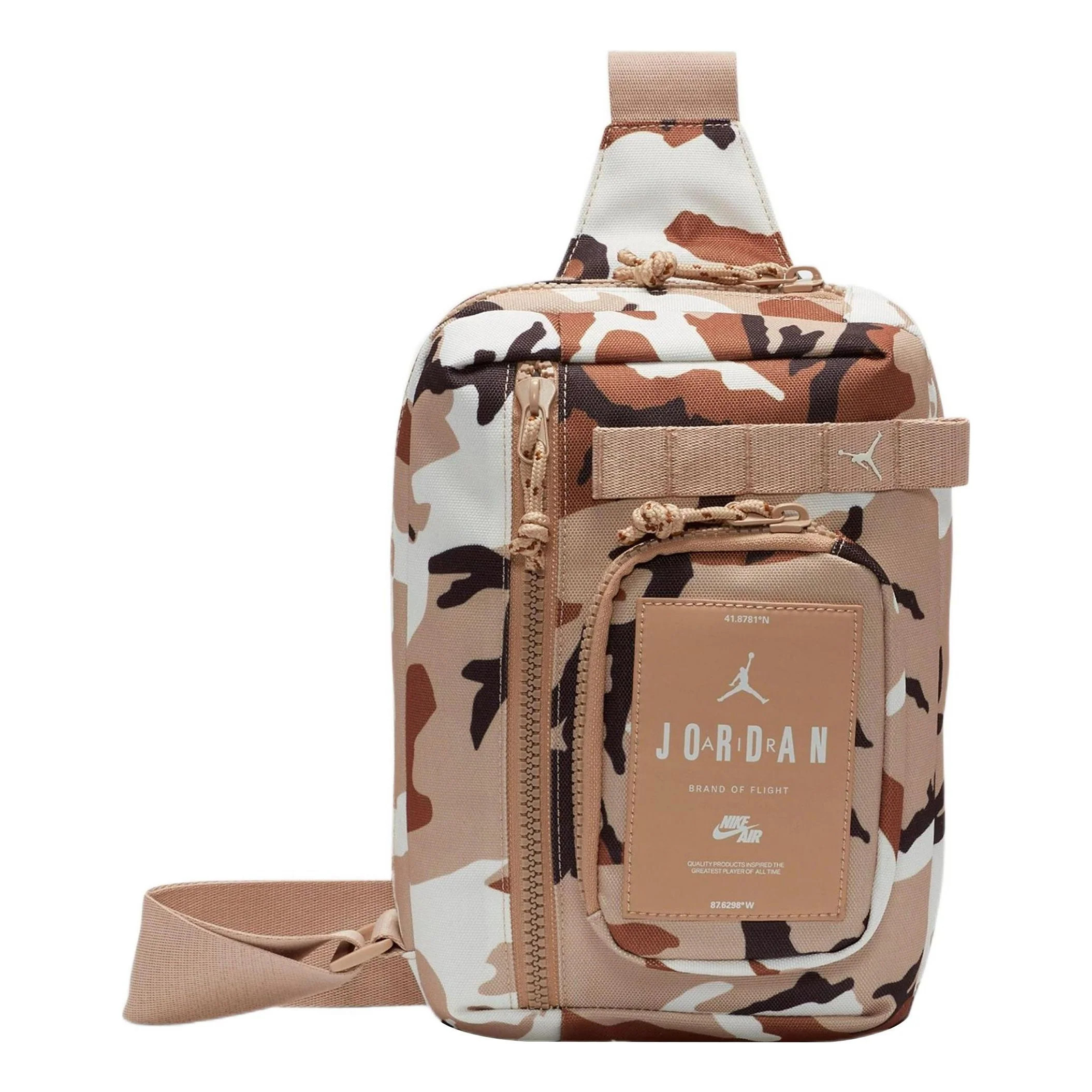 (WMNS) Air Jordan Hesi Crossbody Crossbody Bag 3L 'Desert Camo' MA0839-EE7 | KICKS CREW