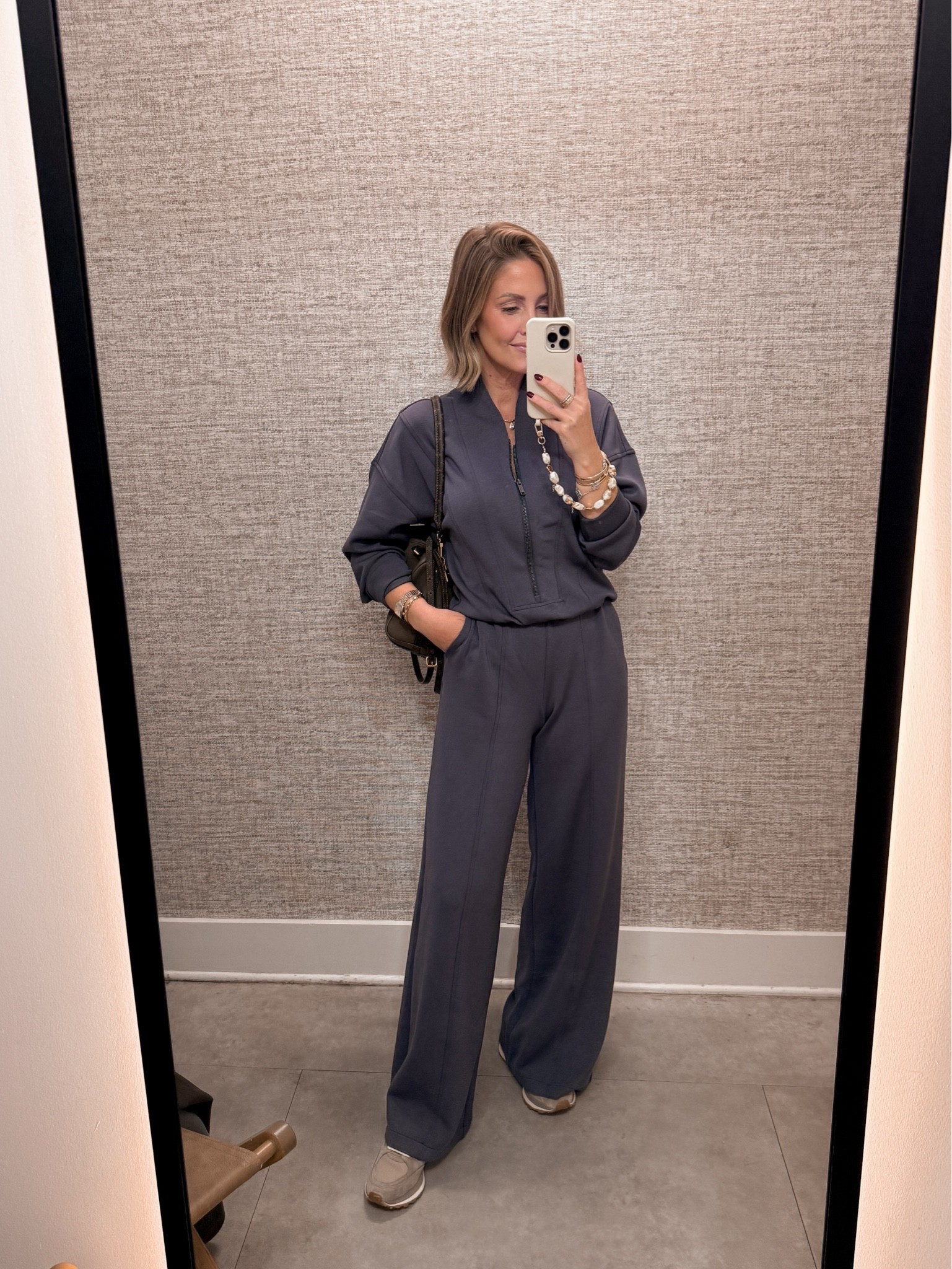 XS regular jumpsuit (could have done the short) / sneakers are true to size and so comfy!

#LTKootd #LTKSeasonal #LTKPetite