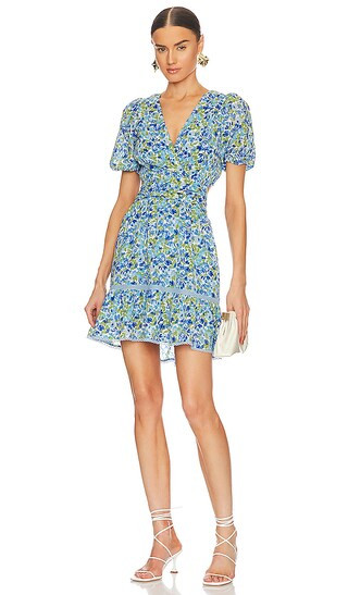 Muna Dress in Azure | Revolve Clothing (Global)