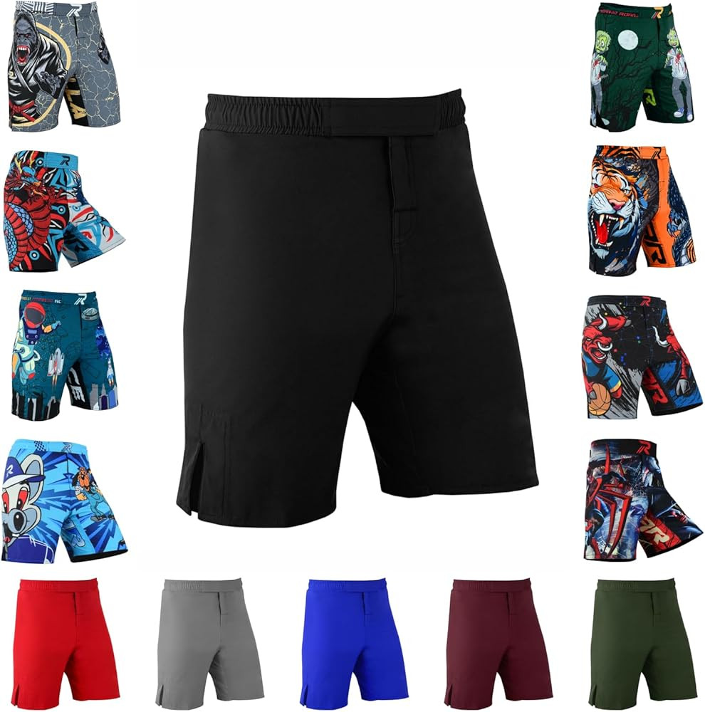 ROAR-INT Kids Mixed Martial Arts MMA Shorts BJJ Cross Training Gym Boxing Grappling Kickboxing Mu... | Amazon (US)