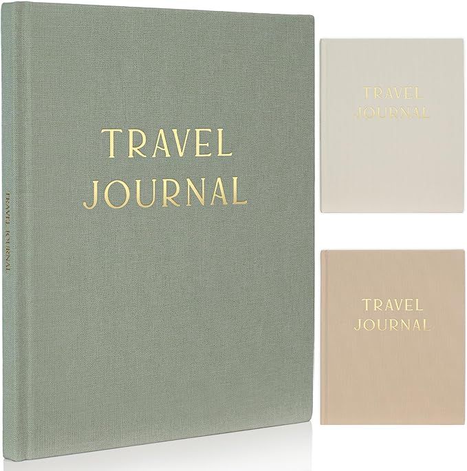 ZICOTO Beautiful Travel Journal For Women - Linen Adventure Diary and Planner To Give As a Gift -... | Amazon (US)