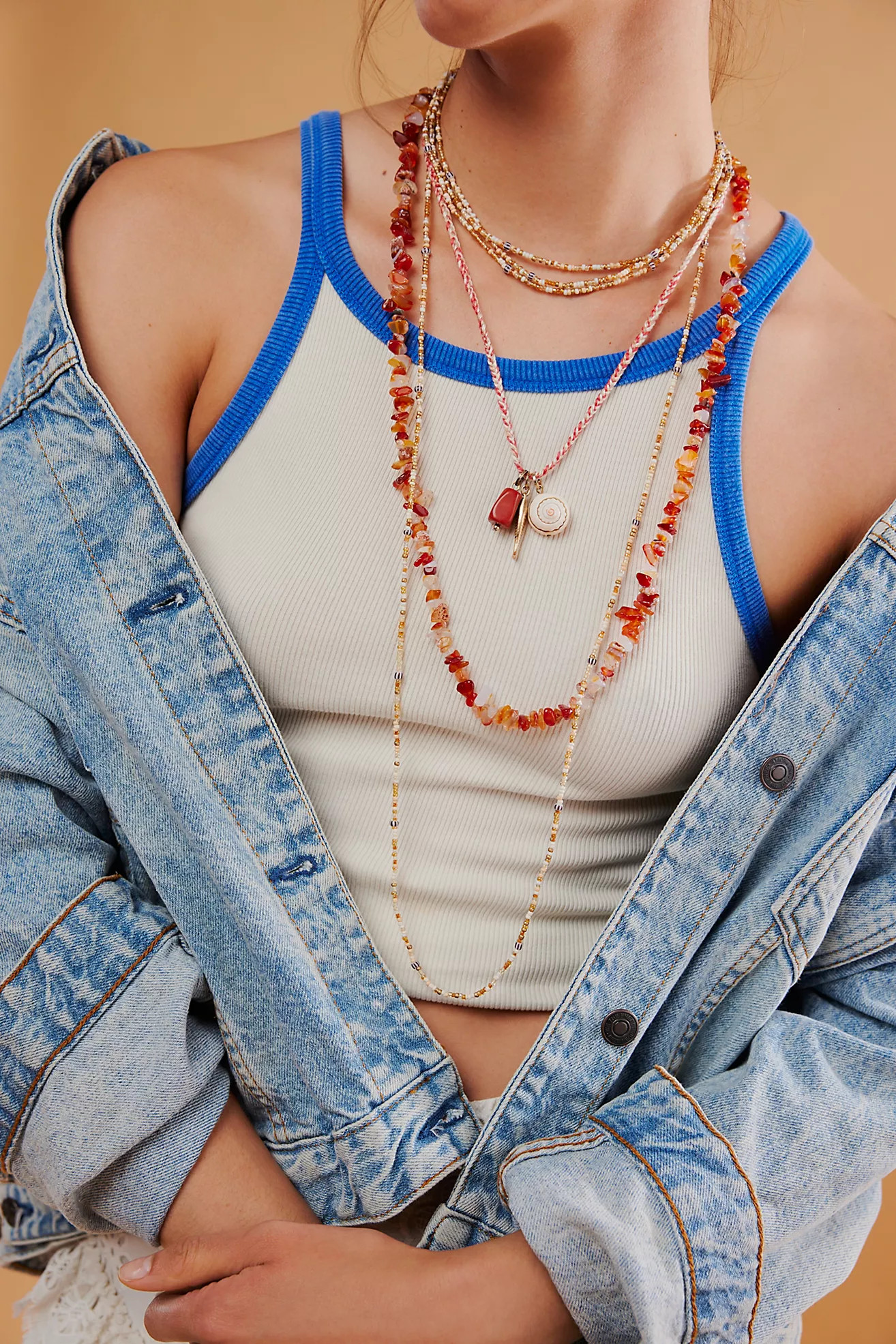 Single Strand Beaded Necklace | Free People (Global - UK&FR Excluded)