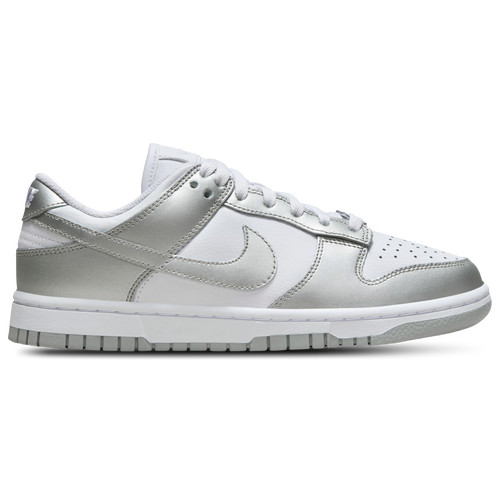 Nike Women's Dunk Low SH - Women's Casual Basketball Shoes - White/Metalic Silver/Blue Joy | Champs Sports Canada