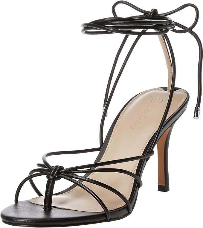 The Drop Womens Archie Lace-up Strappy Heeled Sandal Open Toe Heels | Amazon (CA)