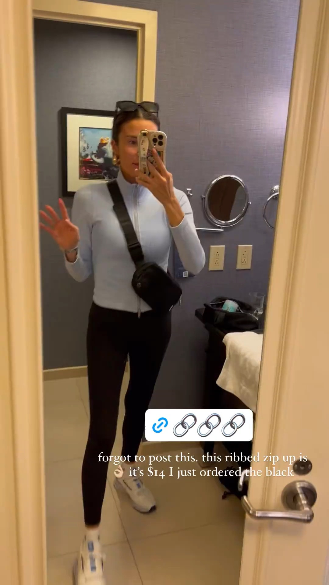 This ribbed zip up is so cute and only $14! Comes in 3 colors - I ordered the black too 😍 

Casual outfit; spring outfit; athleisure outfit; casual style; mom style; school drop off outfit; Disney outfit; Walmart; lululemon; belt bag; Christine Andrew 

#LTKunder50 #LTKtravel #LTKstyletip