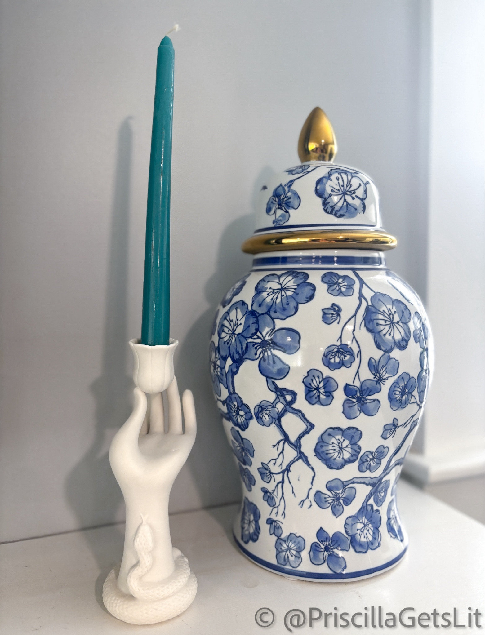 Mantle decor 🦋 Jonathan Adler, candles, vase, living room. 

#LTKFindsUnder50 #LTKStyleTip #LTKHome