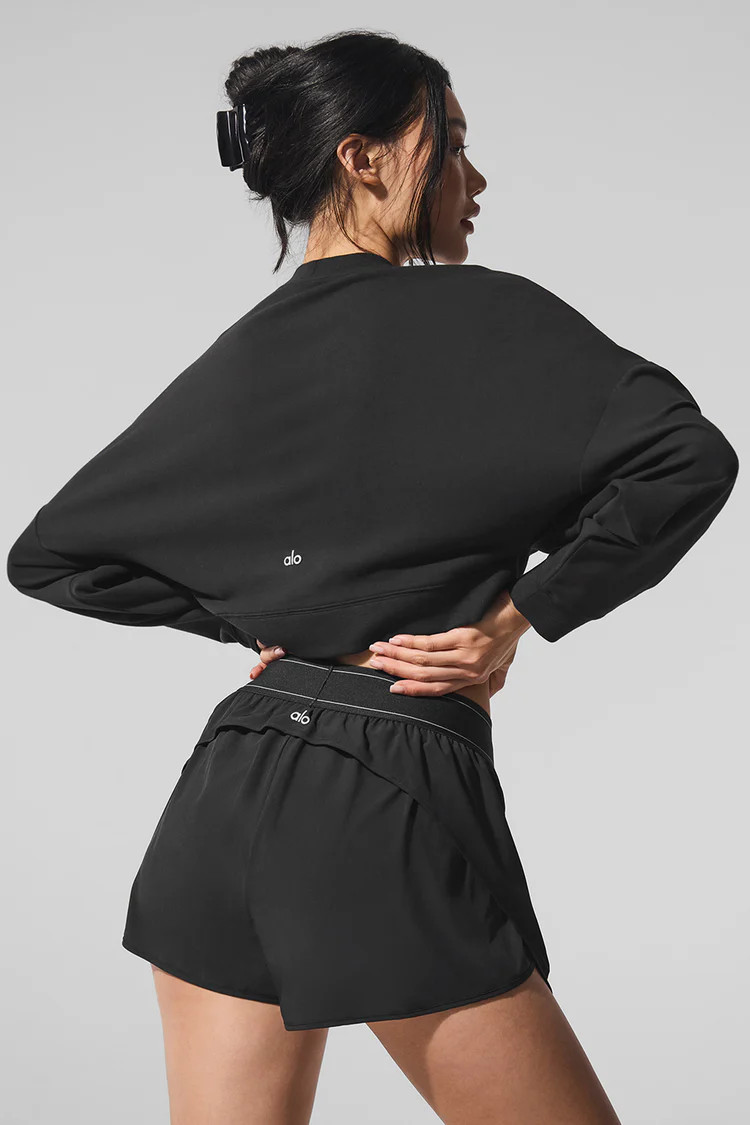 Cropped Sway Crew Neck Pullover | Alo Yoga (US)