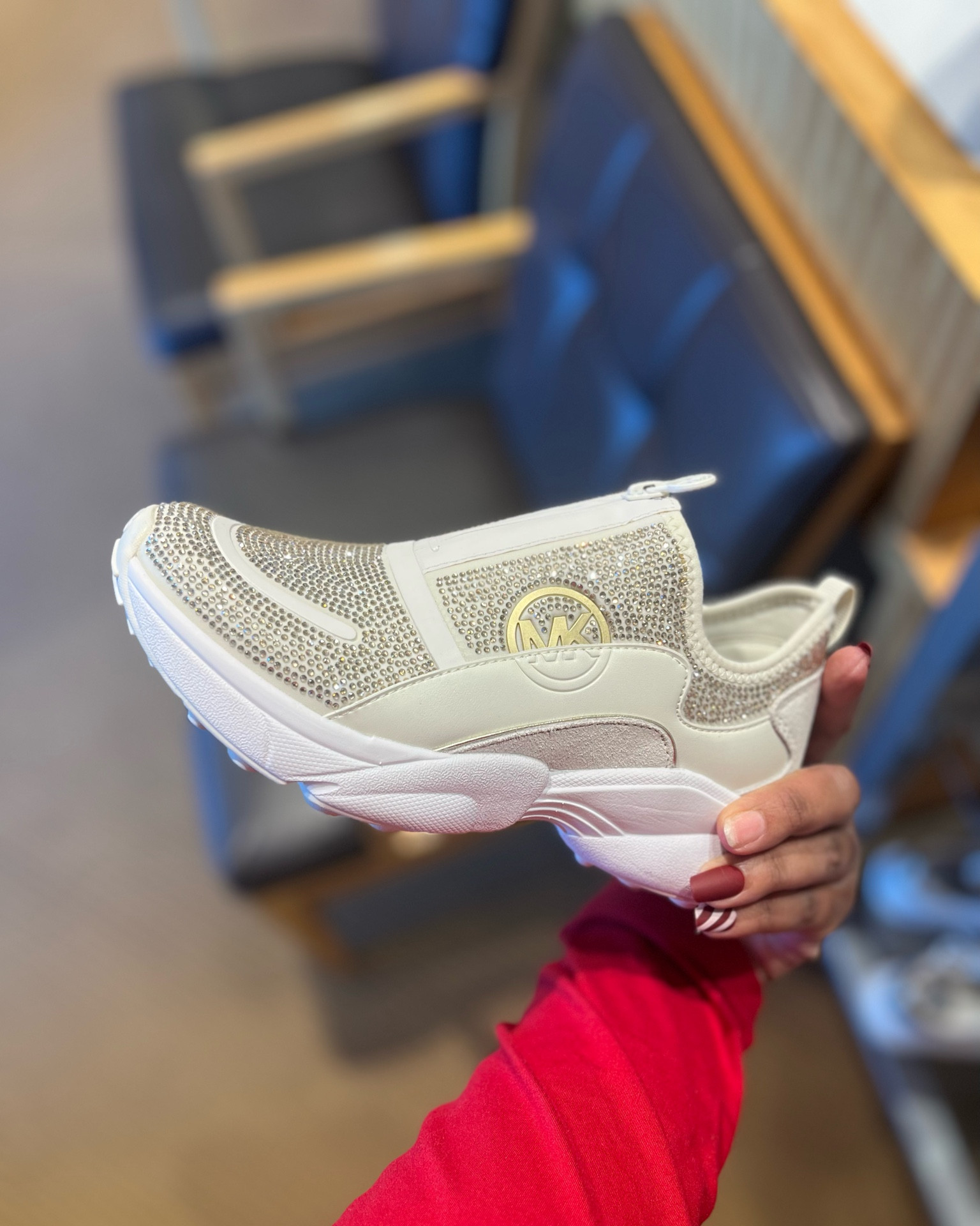 The rhinestones really are adorable on this shoe! #shoecrush #michaelkors #sneakerhead 

#LTKshoecrush #LTKGiftGuide