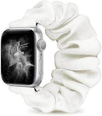 Scrunchie Watch Band Compatible for Apple Watch Band 44mm 42mm 40mm 38mm Women Girls, Elastic Fab... | Amazon (US)