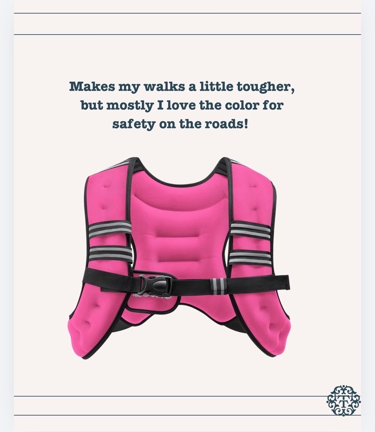 Bright colors improve visibility and safety when walking along the road.s

#LTKSeasonal #LTKOver40 #LTKMidsize